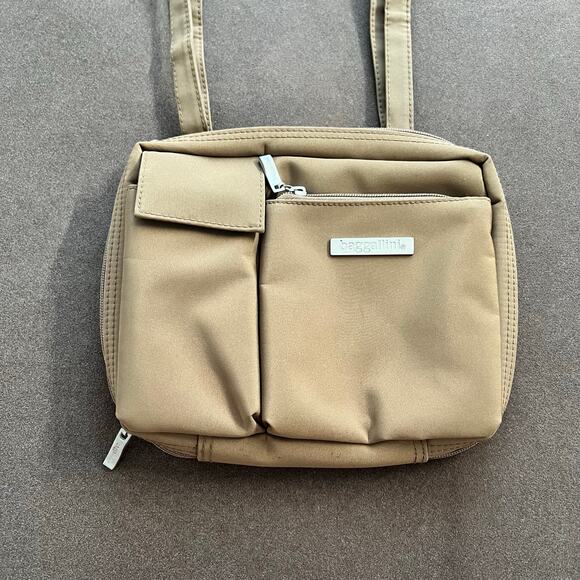 Baggallini Pocket Belt And Crossbody Bag Neutral Tan Brown Travel Bag - Picture 2 of 8
